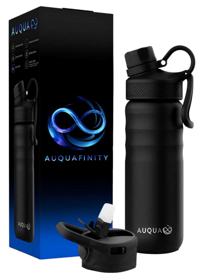 Auquafinity Insulated Bottle - 24oz Black