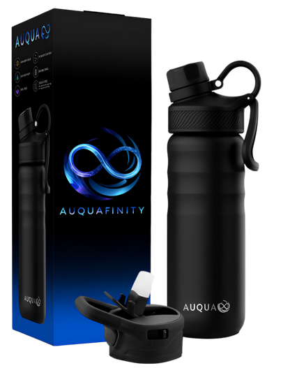 Auquafinity Insulated Bottle - 24oz Black